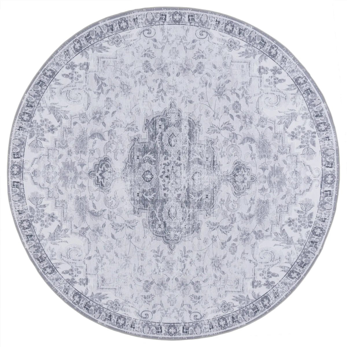 Safavieh Tucson 6'-0" x 6'-0" Rug in Light Grey / Grey