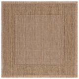Safavieh Courtyard 6'-7" x 6'-7" Rug in Natural / Gold