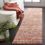 Safavieh Pyramid 2'-2" x 8'-0" Rug in Rust / Ivory Grey