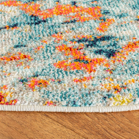 Safavieh Madison 5'-0" x 5'-0" Rug in Cream / Orange
