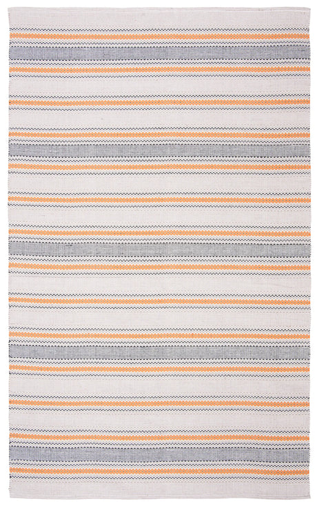 Safavieh Montauk 4'-0" x 6'-0" Rug in Orange / Beige