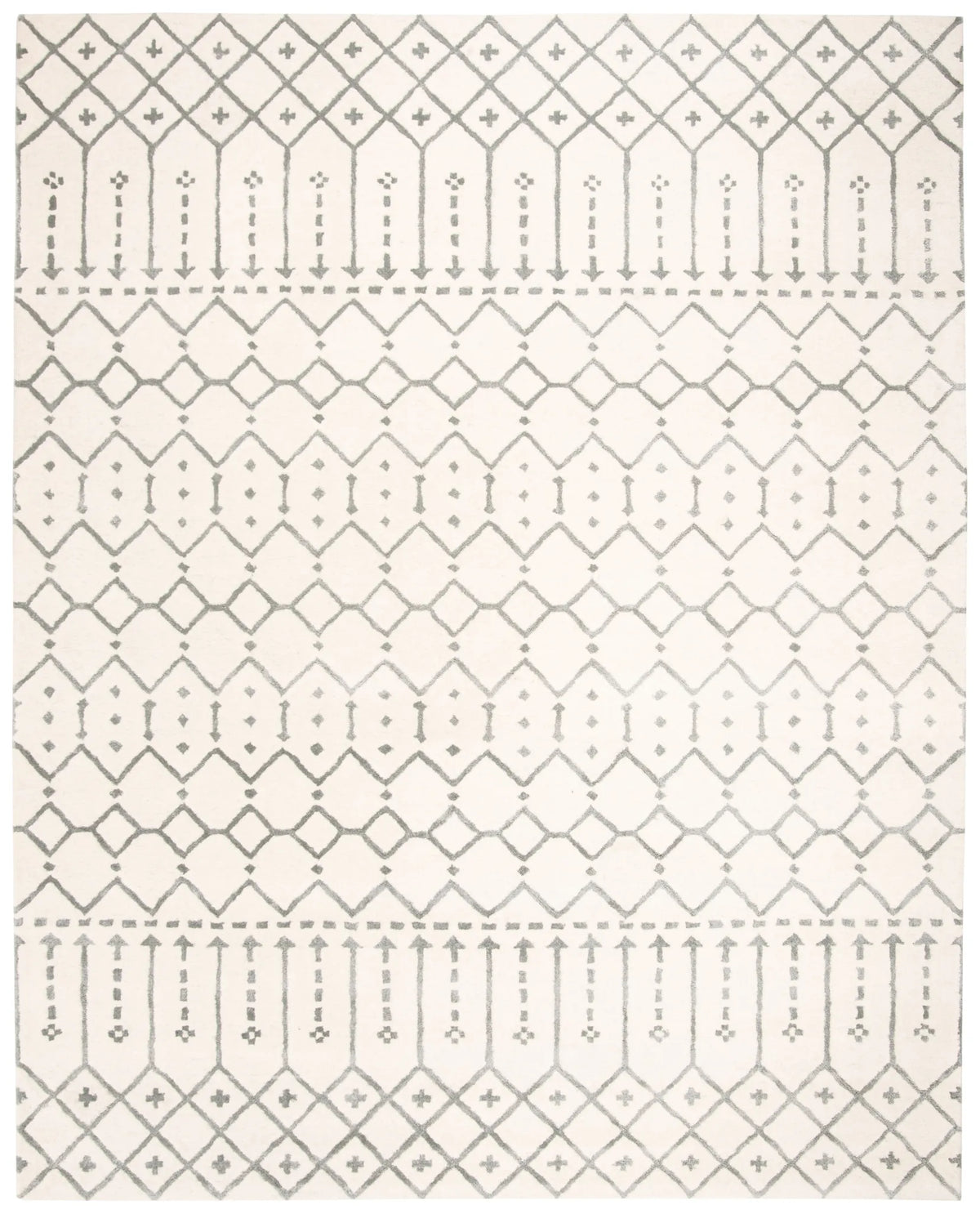 Safavieh Himalaya 10'-0" x 14'-0" Rug in Ivory / Grey