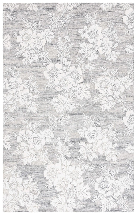 Safavieh Glamour 4'-0" x 6'-0" Rug in Grey / Ivory