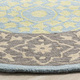 Safavieh Suzani 5'-0" x 5'-0" Rug in Chocolate / Yellow