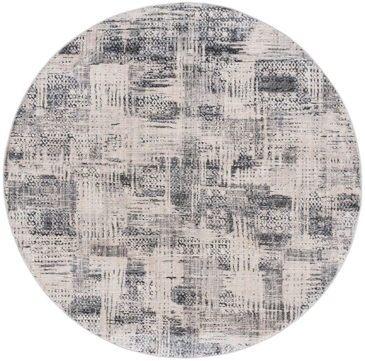 Safavieh Whisper 6'-7" x 6'-7" Rug in Grey / Light Grey