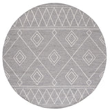 Safavieh Kilim 6'-0" x 6'-0" Rug in Grey / Ivory