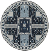 Safavieh Classic Vintage 6'-0" x 6'-0" Rug in Navy / Light Blue