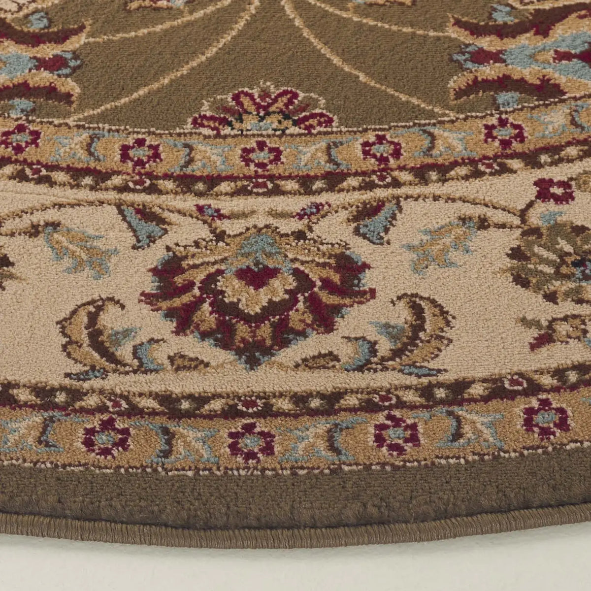 Safavieh Lyndhurst 5'-3" x 5'-3" Rug in Green / Ivory