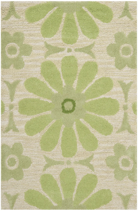 Safavieh Safavieh Kids 2'-0" x 3'-0" Rug in Beige / Green