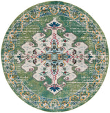 Safavieh Madison 6'-7" x 6'-7" Rug in Green / Aqua