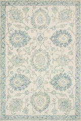 Loloi Norabel Nor-04 Ivory/Blue Rugs - main flat