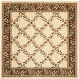 Safavieh Lyndhurst 6'-7" x 6'-7" Rug in Ivory / Brown