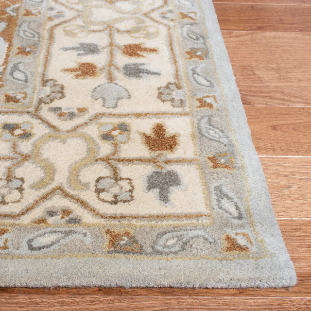 Safavieh Royalty 8'-0" x 10'-0" Rug in Light Grey / Cream