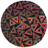 Safavieh Aspen 7'-0" x 7'-0" Rug in Dark Green / Black