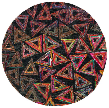 Safavieh Aspen 7'-0" x 7'-0" Rug in Dark Green / Black
