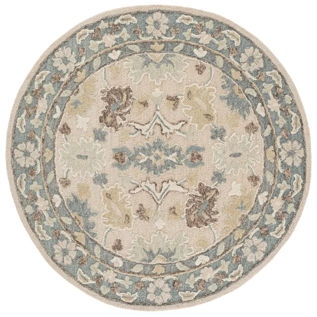 Safavieh Ebony 6'-0" x 6'-0" Rug in Beige / Grey