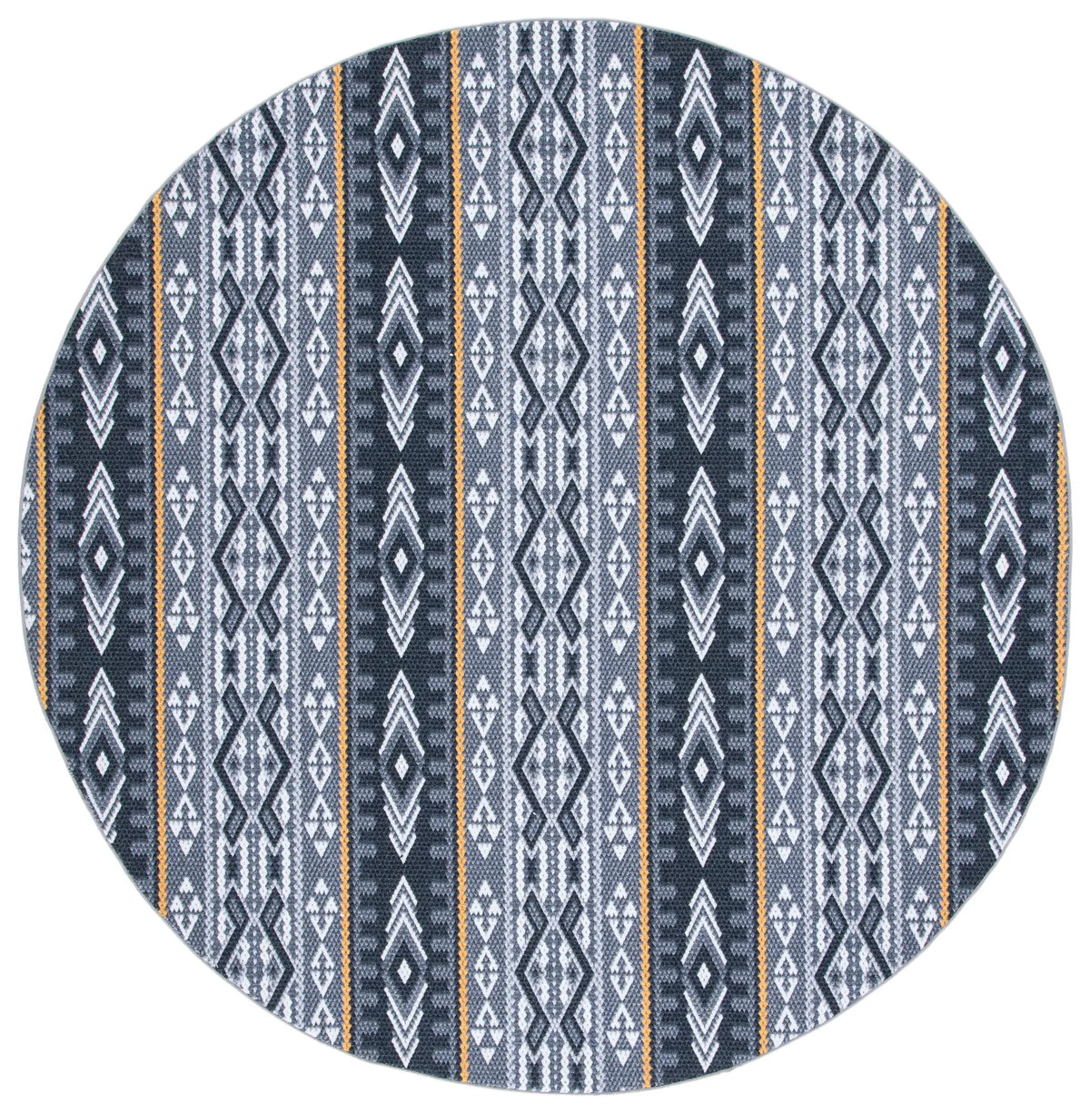 Safavieh Journey 6'-7" x 6'-7" Rug in Grey / Gold