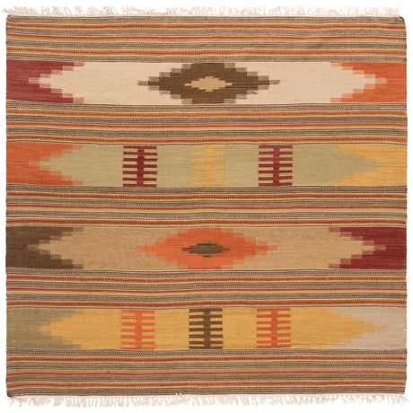 Safavieh Kilim 5'-0" x 5'-0" Rug in Red / Multi