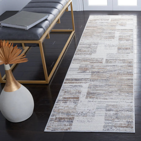 Safavieh Shivan 100 2'-2" x 8'-0" Rug in Ivory / Grey