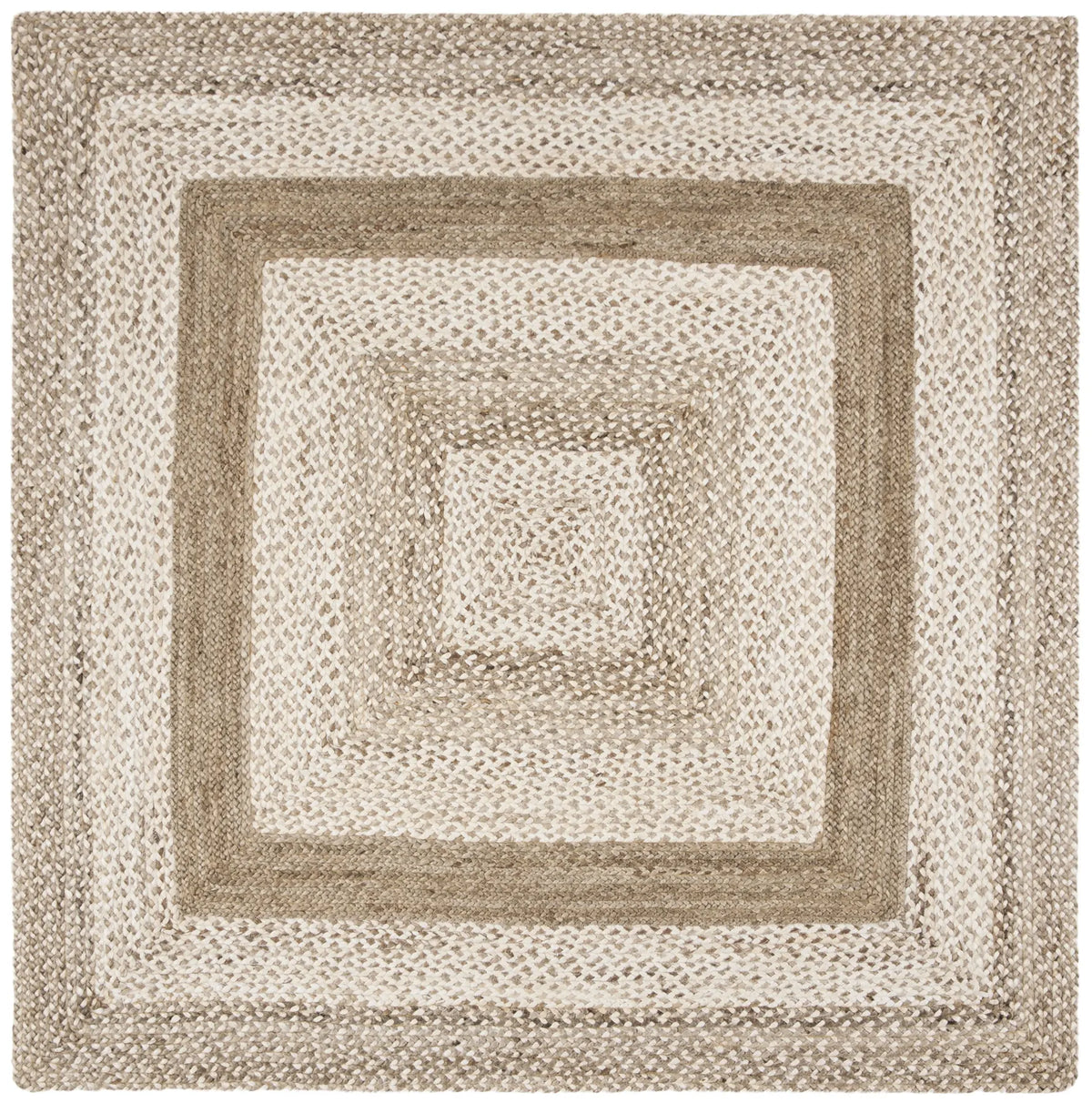 Safavieh Natural Fiber 6'-0" x 6'-0" Rug in Grey / Ivory