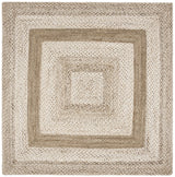 Safavieh Natural Fiber 6'-0" x 6'-0" Rug in Grey / Ivory