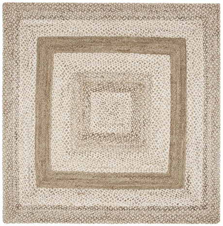 Safavieh Natural Fiber 6'-0" x 6'-0" Rug in Grey / Ivory
