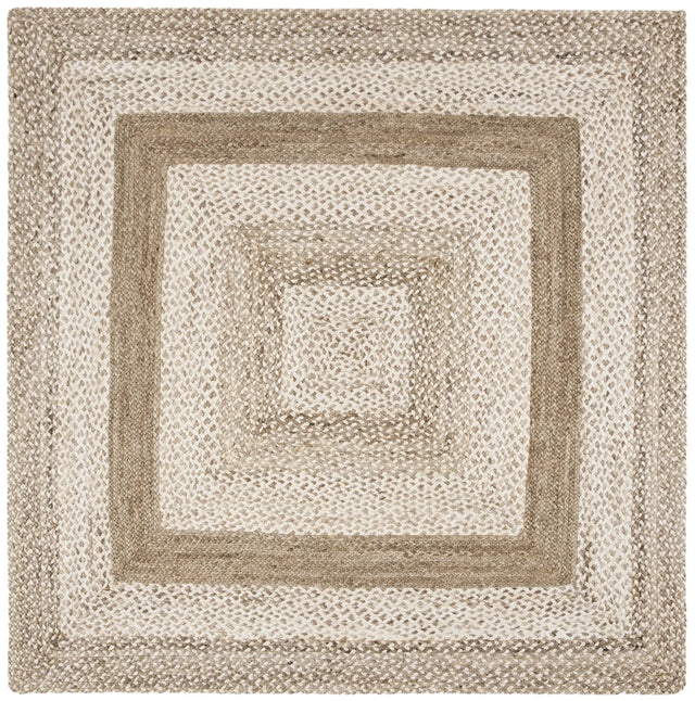 Safavieh Natural Fiber 6'-0" x 6'-0" Rug in Grey / Ivory