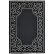 Oriental Weavers Sphinx Marina 1247K Black / Ivory Rugs - main flat