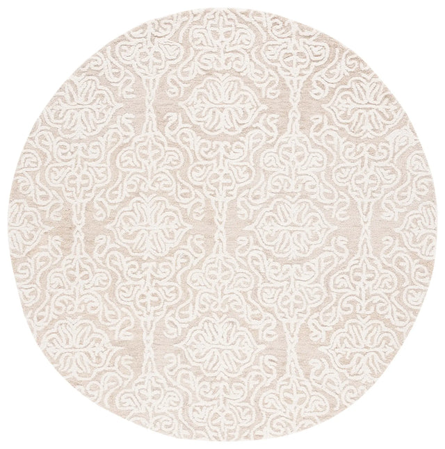 Safavieh Blossom 6'-0" x 6'-0" Rug in Beige / Ivory