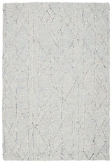 Safavieh Micro-Loop 4'-0" x 6'-0" Rug in Ivory / Light Blue