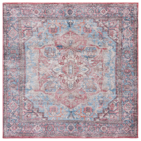 Safavieh Serapi 6'-7" x 6'-7" Rug in Blue / Rust