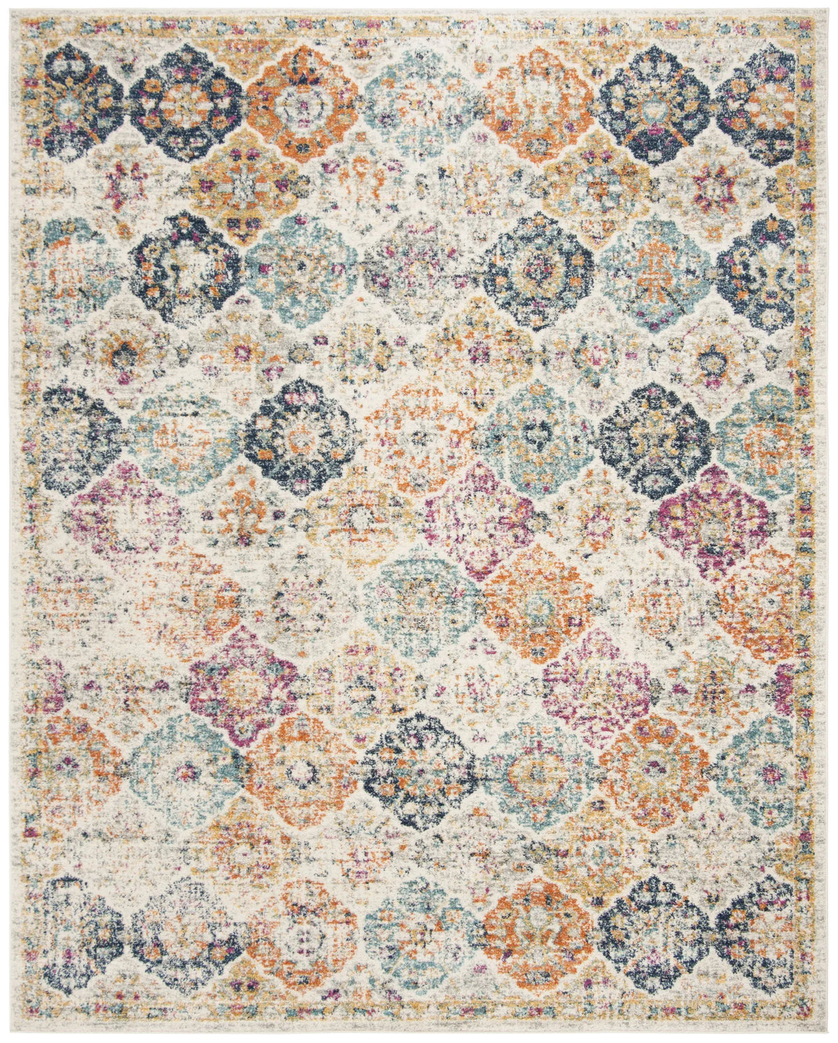 Safavieh Madison 10'-0" x 14'-0" Rug in Cream / Multi