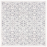 Safavieh Cabana 6'-7" x 6'-7" Rug in Ivory / Grey
