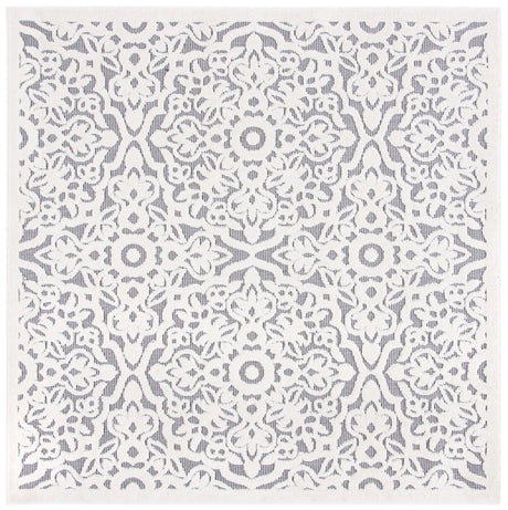 Safavieh Cabana 6'-7" x 6'-7" Rug in Ivory / Grey