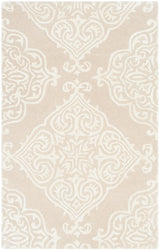 Safavieh Glamour 2'-0" x 3'-0" Rug in Beige / Ivory