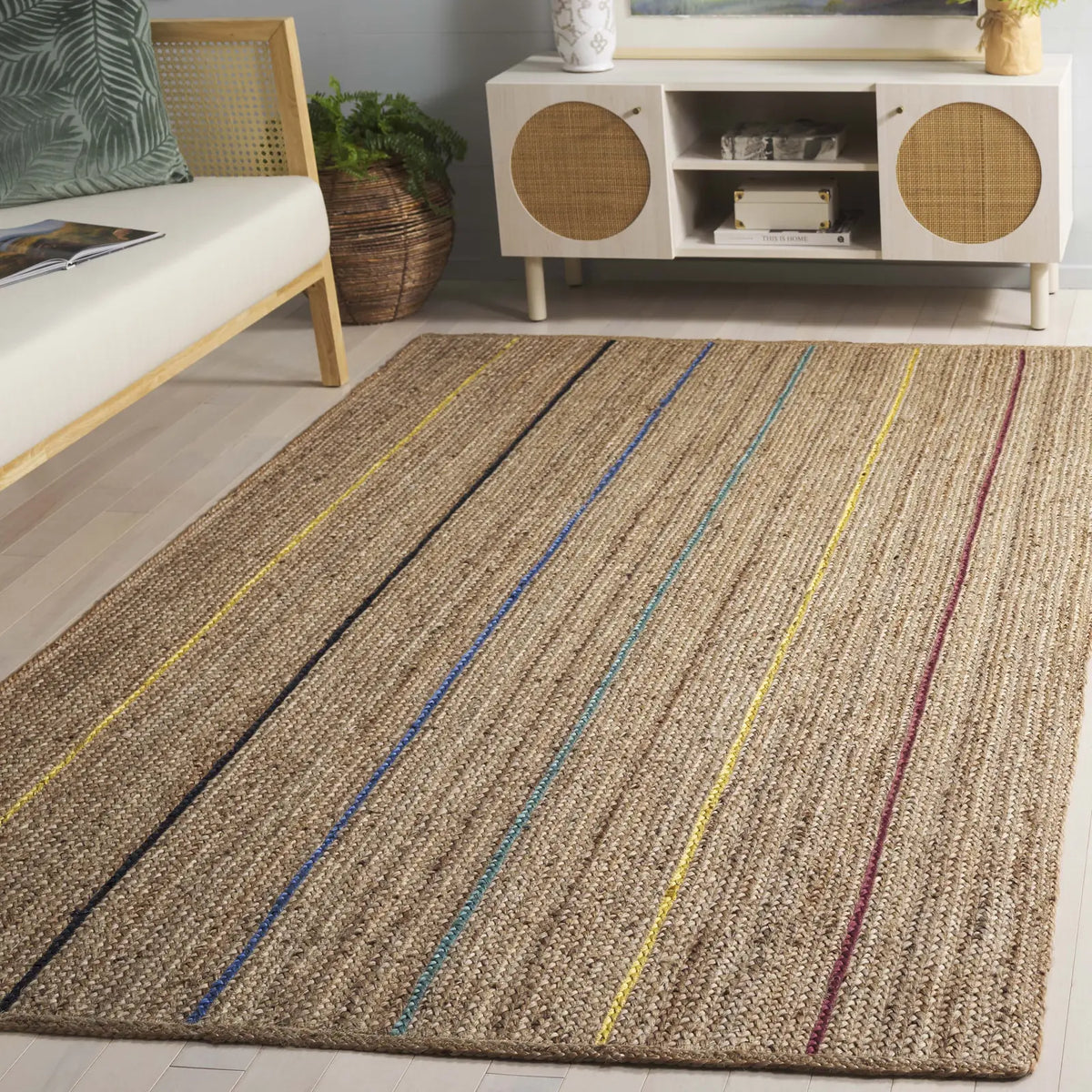 Safavieh Natural Fiber 4'-0" x 6'-0" Rug in Natural / Gold