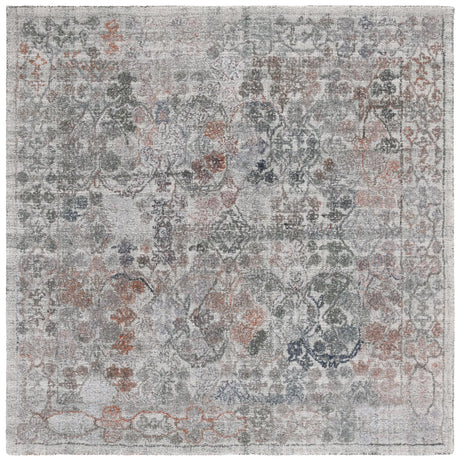 Safavieh Marquee 6'-0" x 6'-0" Rug in Rust / Grey