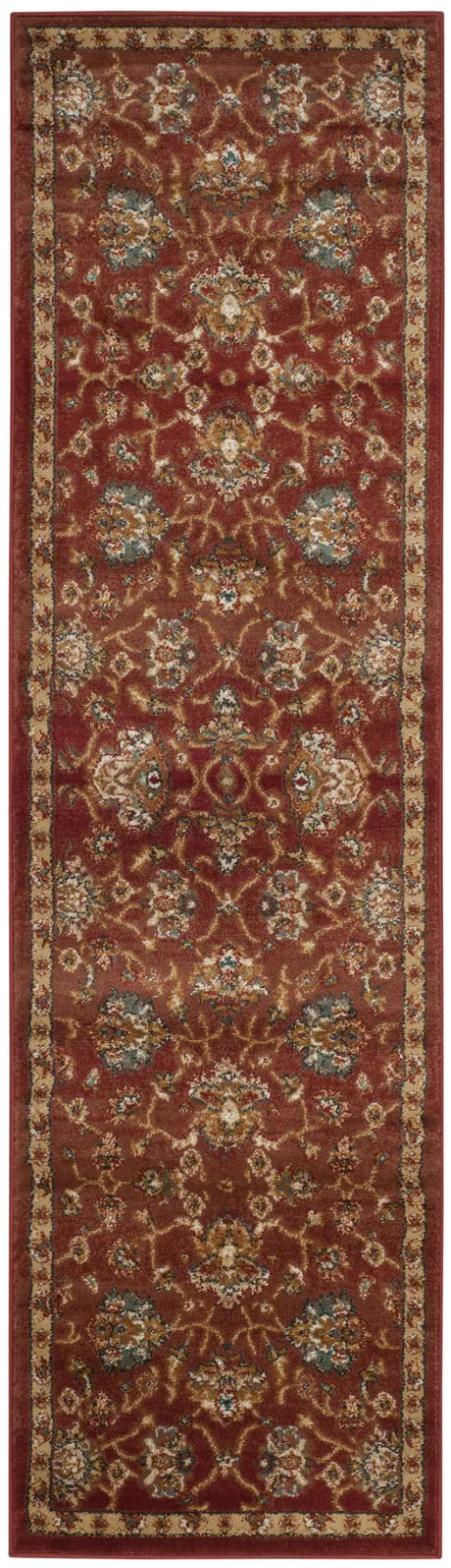 Safavieh Summit 2'-3" x 8'-0" Rug in Red / Dark Grey