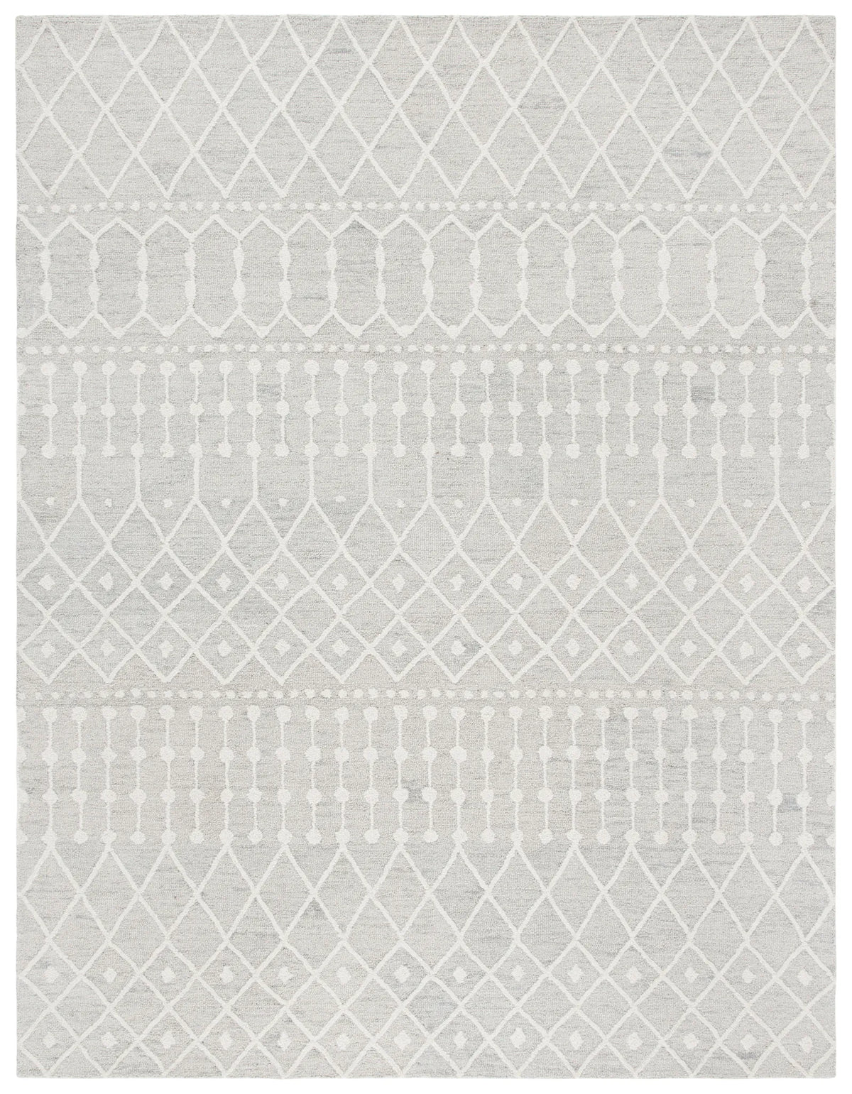 Safavieh Blossom 10'-0" x 14'-0" Rug in Silver / Ivory