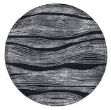 Safavieh Metro 6'-0" x 6'-0" Rug in Black / Ivory