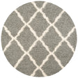 Safavieh Sgd-Dallas Shag 6'-0" x 6'-0" Rug in Grey / Ivory