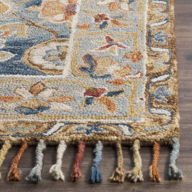 Safavieh Aspen 4'-0" x 6'-0" Rug in Grey / Navy