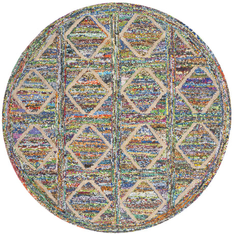 Safavieh Nantucket 6'-0" x 6'-0" Rug in Multi