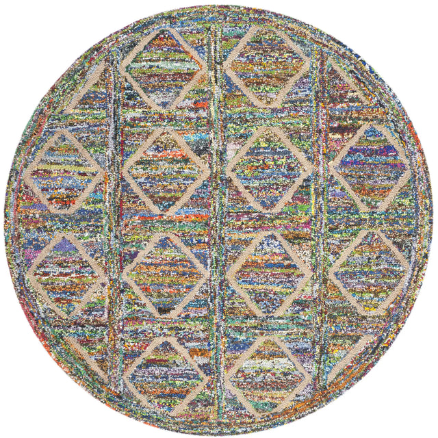 Safavieh Nantucket 6'-0" x 6'-0" Rug in Multi