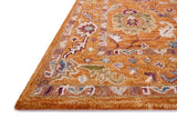 Loloi Padma Pma-01 Orange/Multi Rugs - rug corner