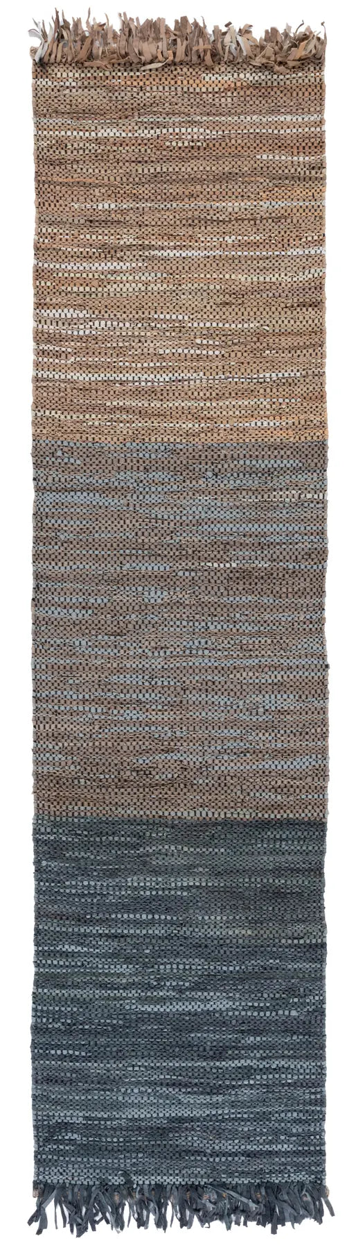 Safavieh Vintage Leather 2'-3" x 9'-0" Rug in Blue / Grey