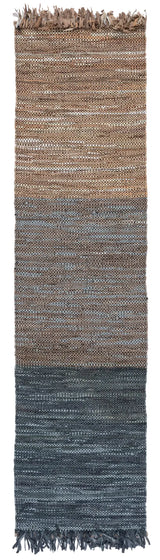 Safavieh Vintage Leather 2'-3" x 9'-0" Rug in Blue / Grey