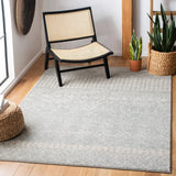 Safavieh Tulum 4'-0" x 6'-0" Rug in Light Grey / Ivory