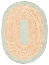 Safavieh Braided 5'-0" x 7'-0" Rug in Sage / Gold