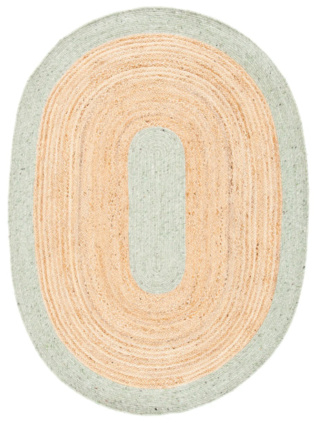 Safavieh Braided 5'-0" x 7'-0" Rug in Sage / Gold